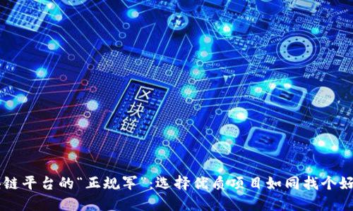 区块链平台的“正规军”：选择优质项目如同找个好餐厅